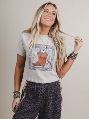 Vintage Lovers Boots Tee: undefined