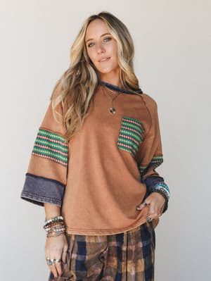 Retro Sun Top: retro-sun-top-camel/Camel