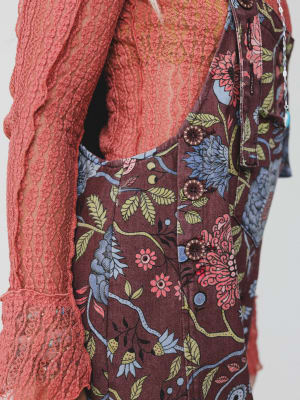 high-hopes-flower-printed-overalls-brown/Brown