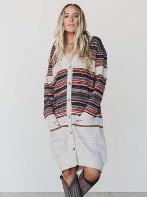 In The Seams Long Cardigan: undefined
