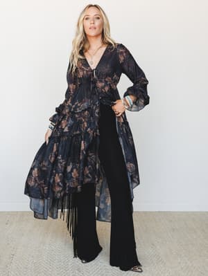 All in The Groove Top: Black
