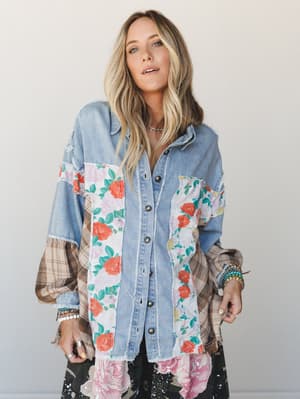 Winslow Textured Shacket: winslow-textured-shacket-denim-multi/Denim Multi