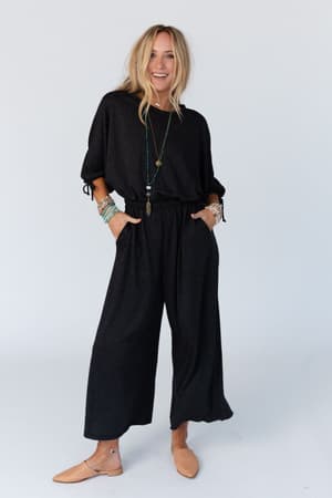 The Nest Carolina Comfy Wide Leg Jumpsuit: undefined