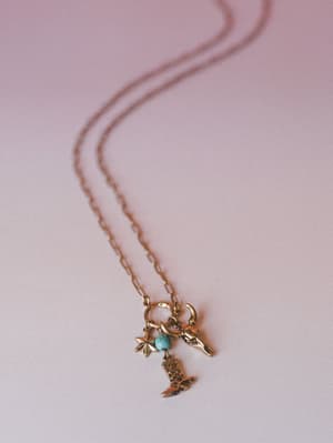 Western Summer Necklace: Gold