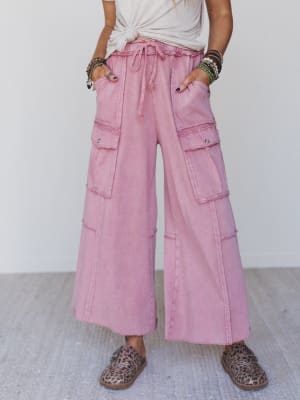 Game On Cargo Wide Leg Pant: undefined
