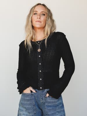 Sweet Wonders Cardigan: Black