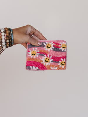 Groovy Daisies Coin Purse - Multi OS / Multi