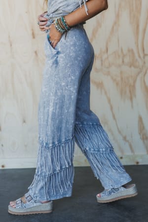 Wild Route Fringe Pants: undefined