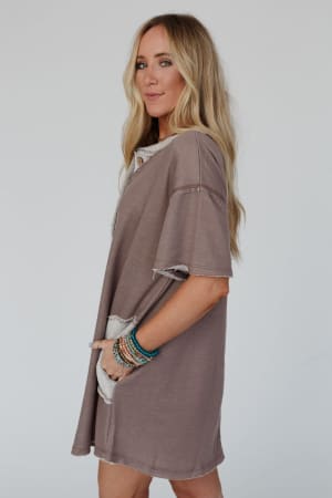 jodi-tunic-dress-mocha/Mocha