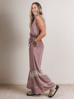 country-sunshine-crochet-wide-leg-jumpsuit-red-bean/Red Bean