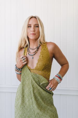 Peyton Lace Cross Back Bralette: undefined