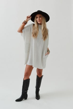 laid-back-luxe-dress-light-heather-gray/Light Heather Gray
