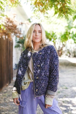 Homestead Hug Floral Jacket: undefined