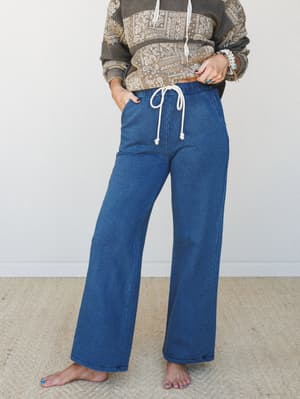 Lounge In Love Pants: Dark Denim
