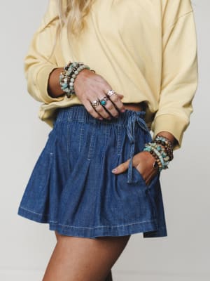 Instant Classic Shorts - Dark Denim S / Dark Denim
