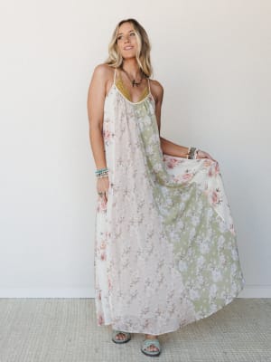 Floral Memories Maxi Dress: undefined