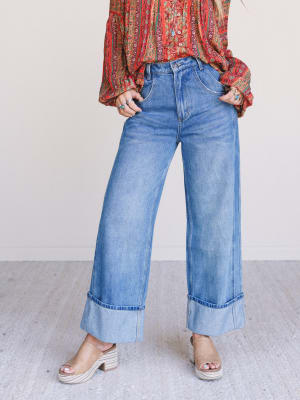 Easy Rider Cuffed Jeans: undefined