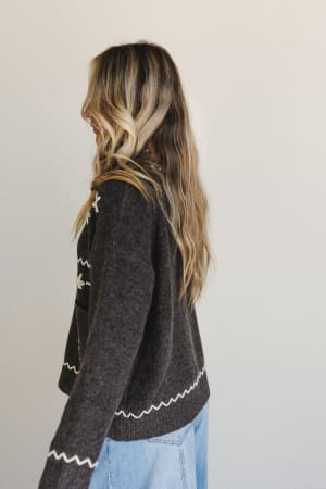 chai-embroidered-knit-sweater-charcoal/Charcoal