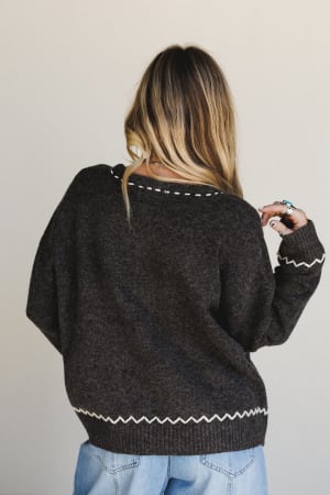 chai-embroidered-knit-sweater-charcoal/Charcoal