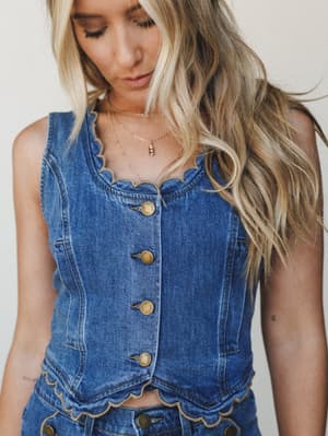 Western Sunshine Top: Blue