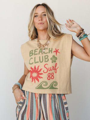 The Nest Beach Club Muscle Tank: undefined