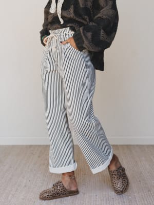 Sunday Field Striped Pants: undefined