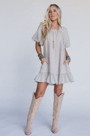 the-nest-solace-ruffled-hem-dress-natural/Beige