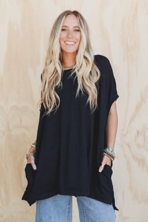 the-nest-moon-glow-texture-dress-black/Black