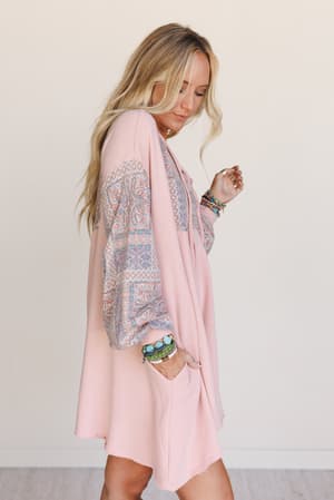the-nest-sky-light-dress-dusty-coral-rose-multi/Rose Multi
