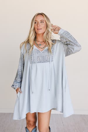 the-nest-sky-light-dress-sky-blue-blue-multi/Blue Multi