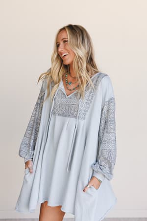 the-nest-sky-light-dress-sky-blue-blue-multi/Blue Multi