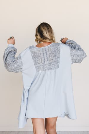 the-nest-sky-light-dress-sky-blue-blue-multi/Blue Multi