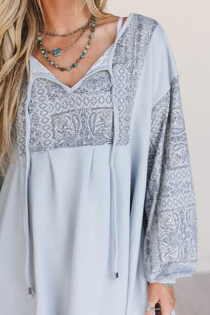 the-nest-sky-light-dress-sky-blue-blue-multi/Blue Multi