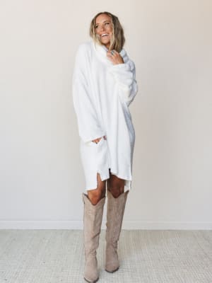 The Nest Hartlie Sweater Dress - Off White S / Off White
