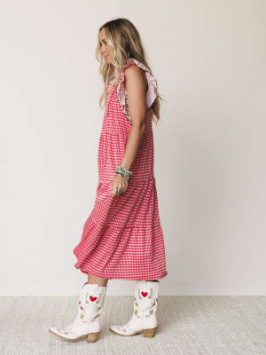 The Nest Under The Palms Dress - Red XL / Red
