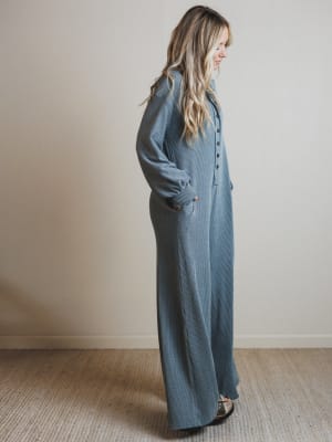 the-nest-daphne-textured-long-sleeve-jumpsuit-seafoam/Seafoam