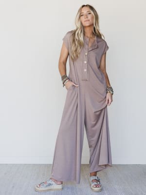 The Nest Davina Wide Leg Jumpsuit: undefined