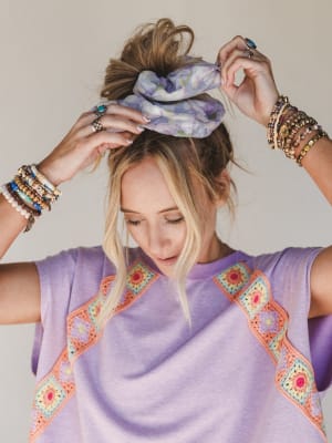 Spring Fever Hair Scrunchie: undefined