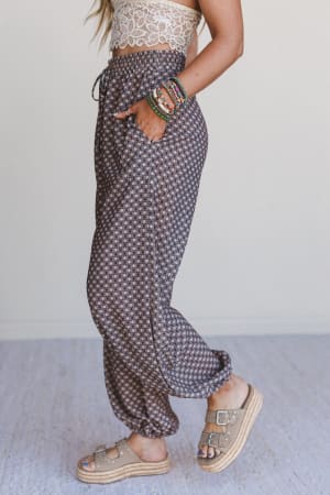 the-nest-mystic-mirage-printed-joggers-black/Black