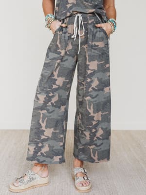 The Nest Casual Wanderer Wide Leg Pant: undefined