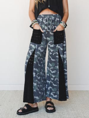 The Nest Let's Party Wide Leg Pants: undefined