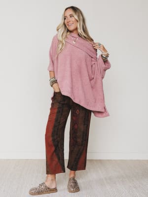 the-nest-hartlie-sweater-top-dusty-rose/Dusty Rose