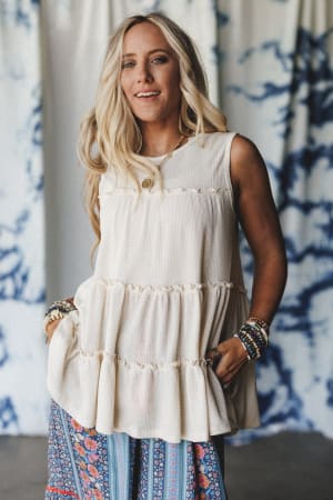 The Nest Dreamy Tiers Top: undefined