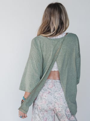 The Nest Callie Split Back Top: undefined