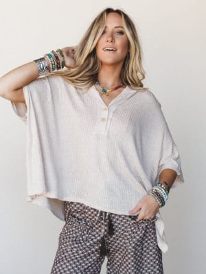 The Nest Raquel Hooded Poncho: undefined