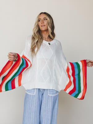 Easy Goes It Poncho - Multi L / Multi