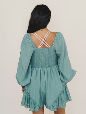 Masey Romper - Pine Green S / Pine Green
