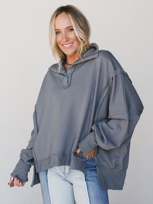 the-nest-stay-soft-top-dark-grey/Dark Gray
