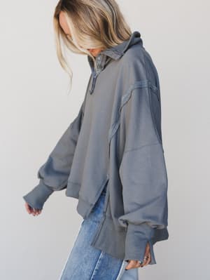 the-nest-stay-soft-top-dark-grey/Dark Gray