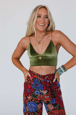 mod-velvet-bralette-olive/Olive